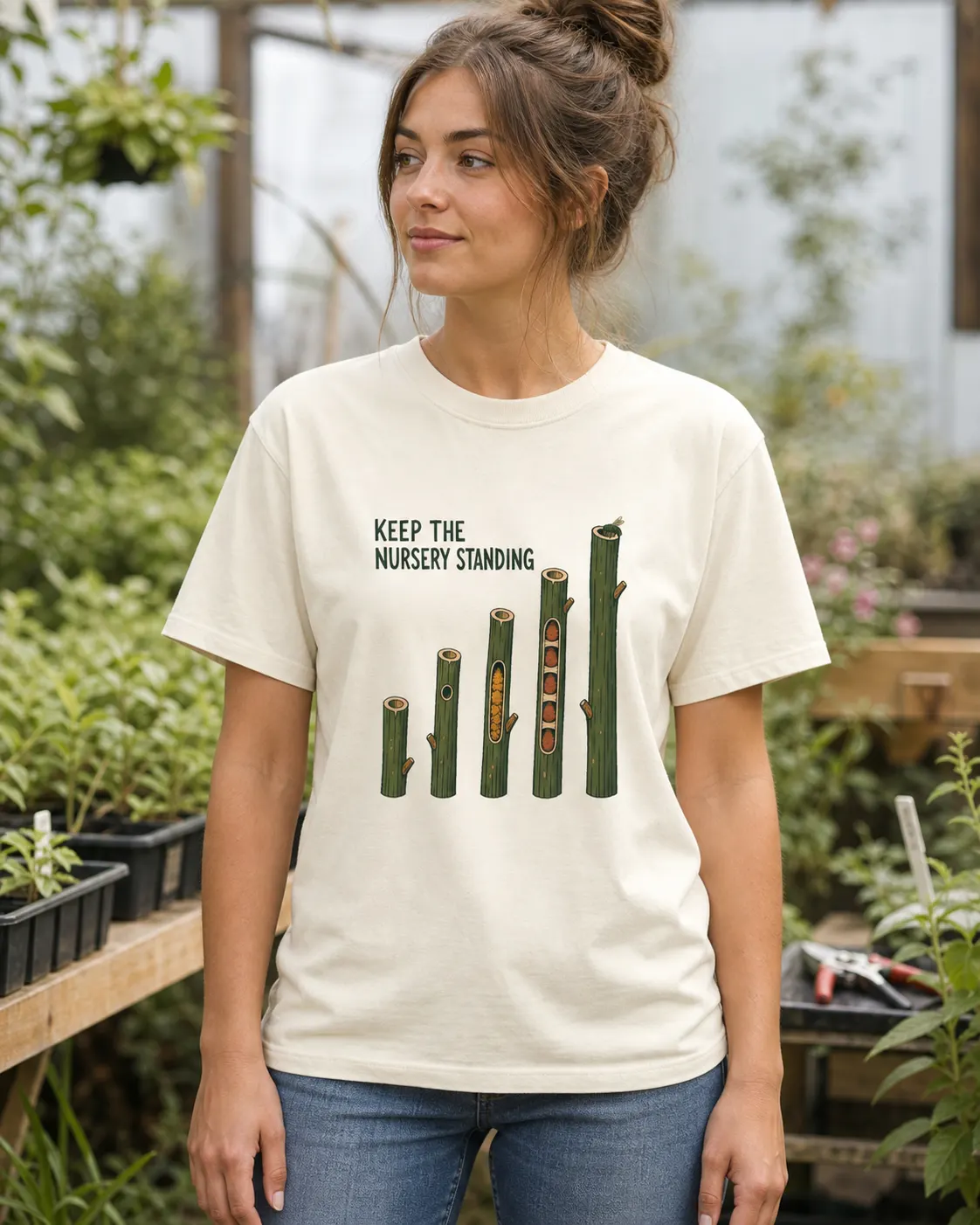 Stem-Nesting Bee Nursery Shirt