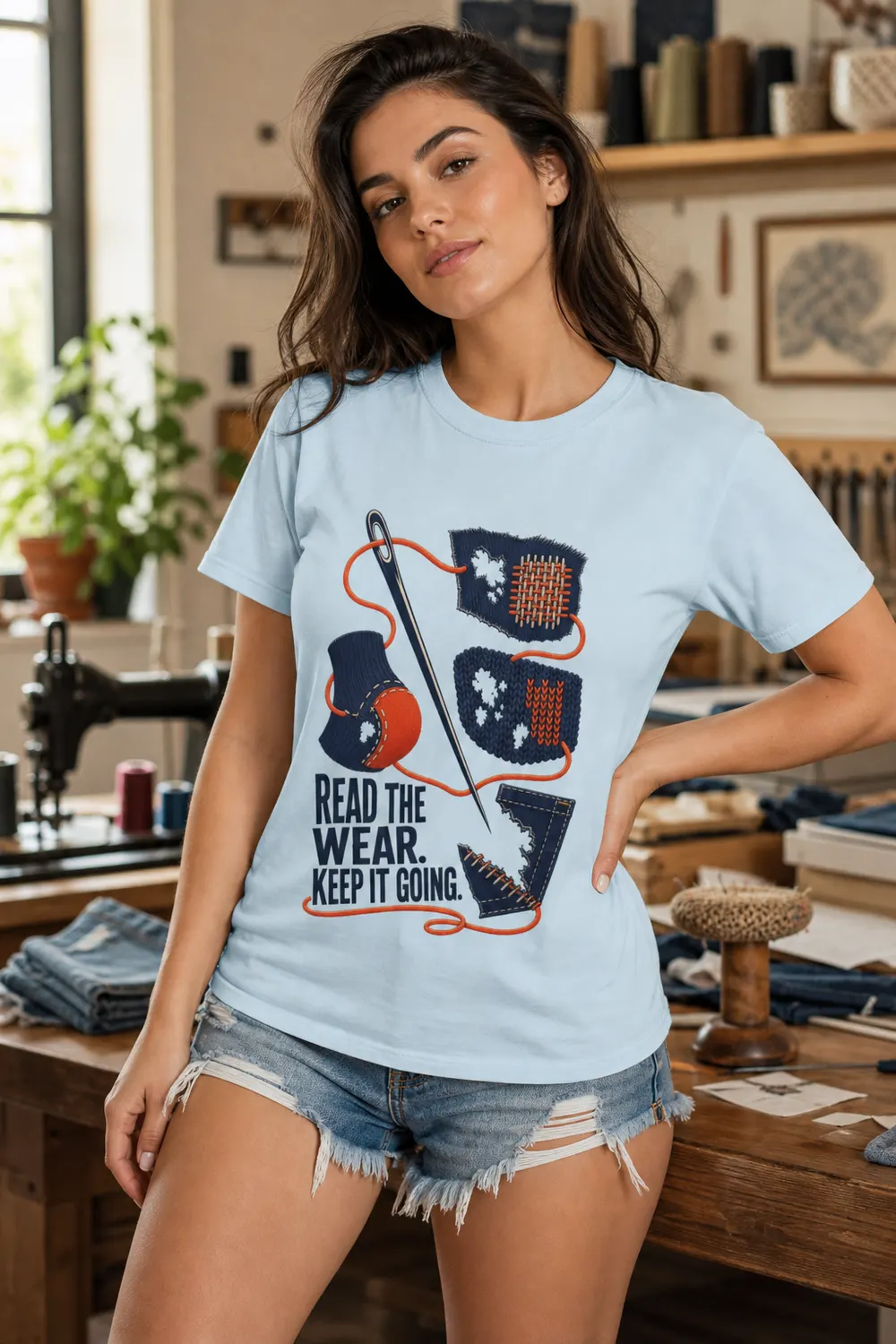 Visible Mending Shirt
