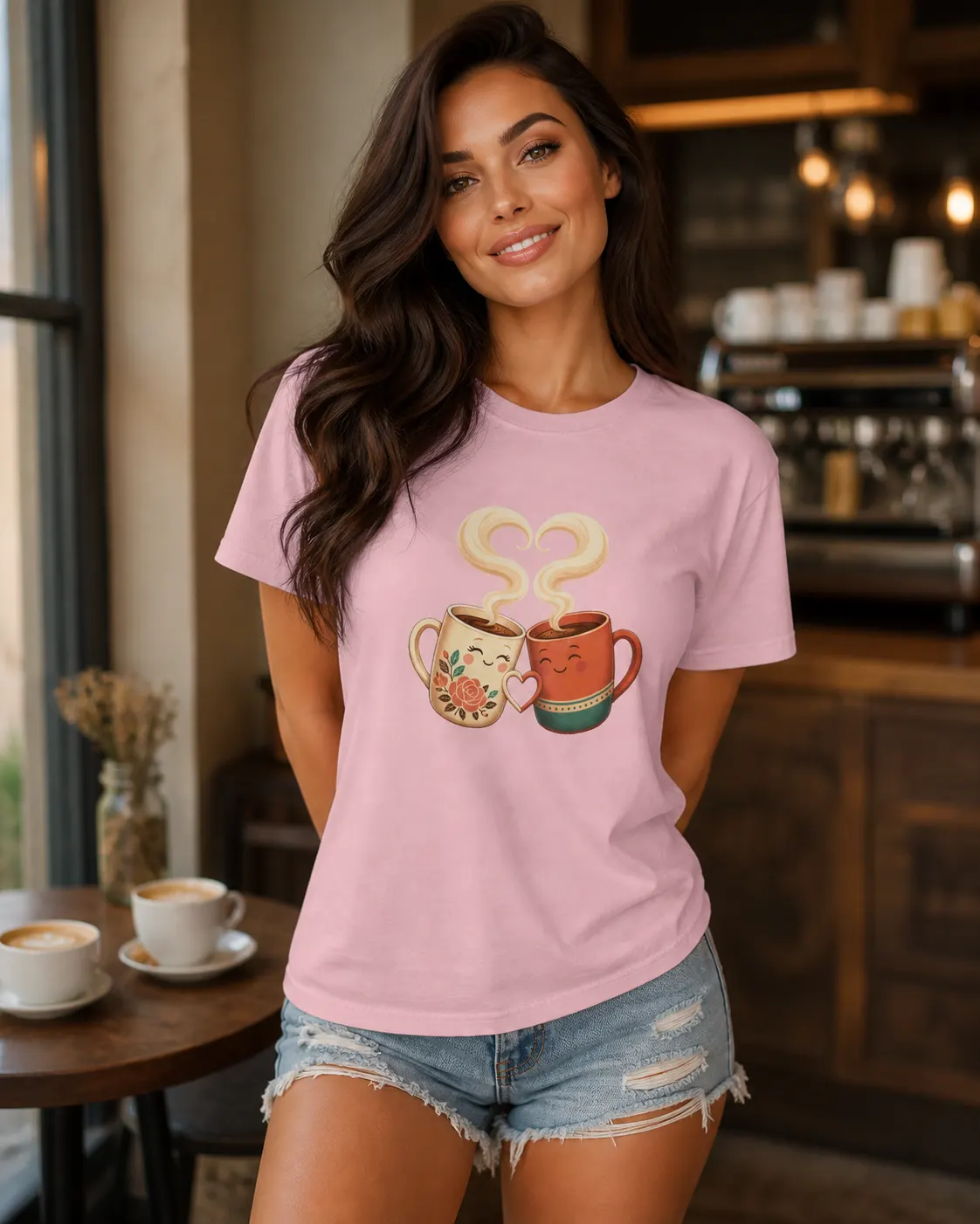 Cute Coffee Couple Shirt