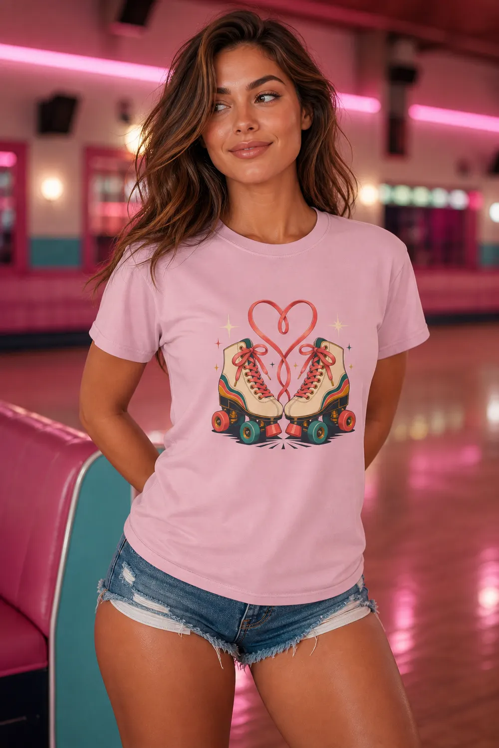 Romantic Roller Skate Shirt