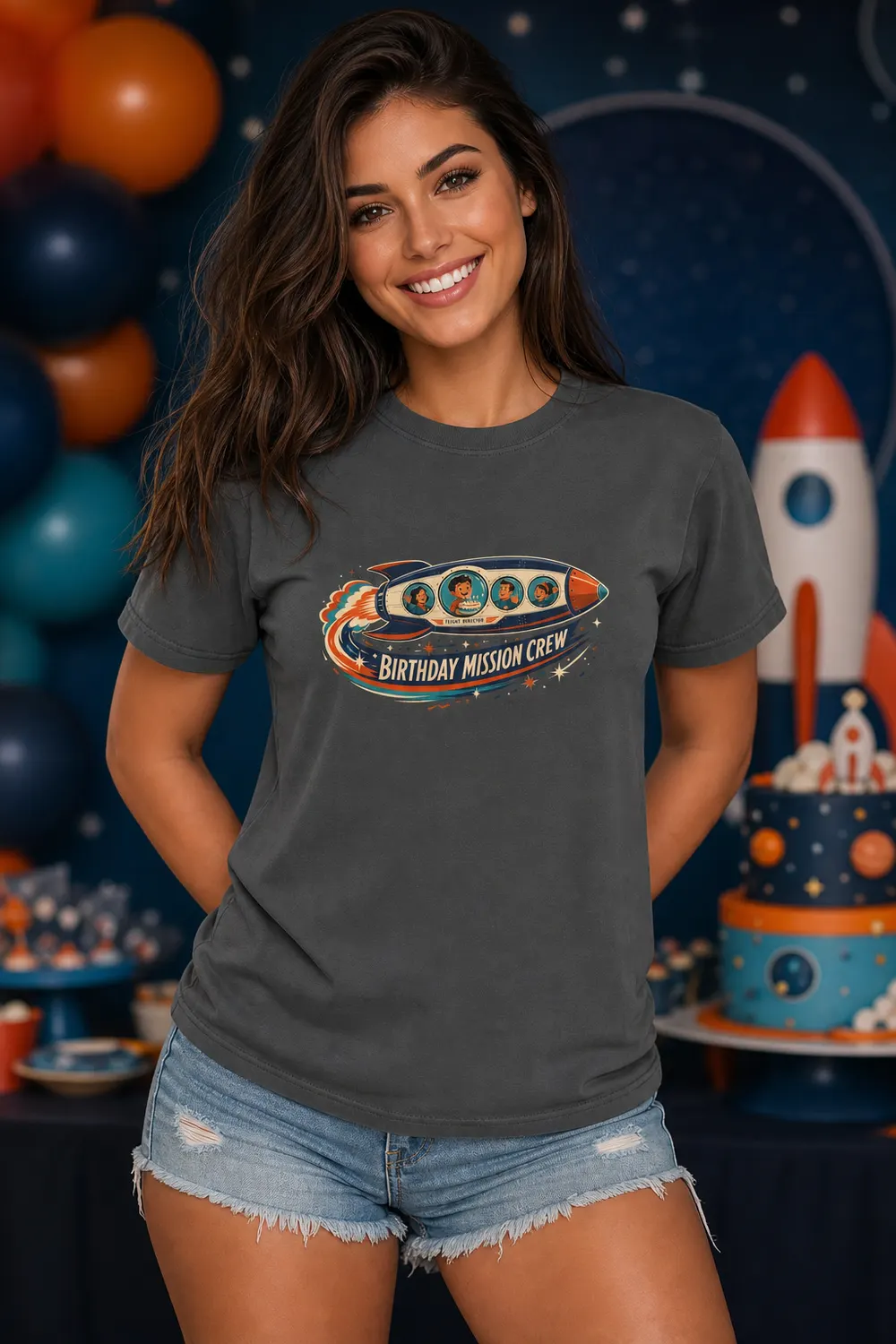 Birthday Mission Crew Shirt