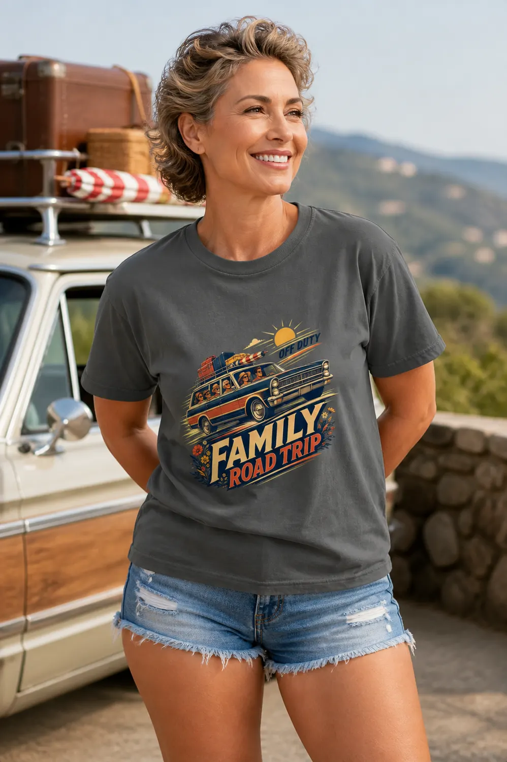Off Duty Family Road Trip Shirt