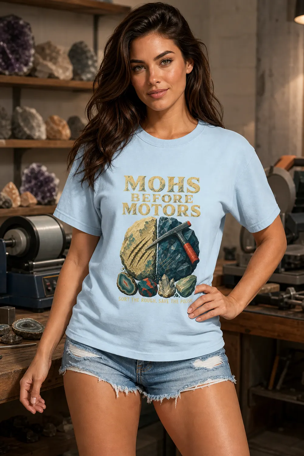 Mohs Before Motors Rock Tumbler Shirt
