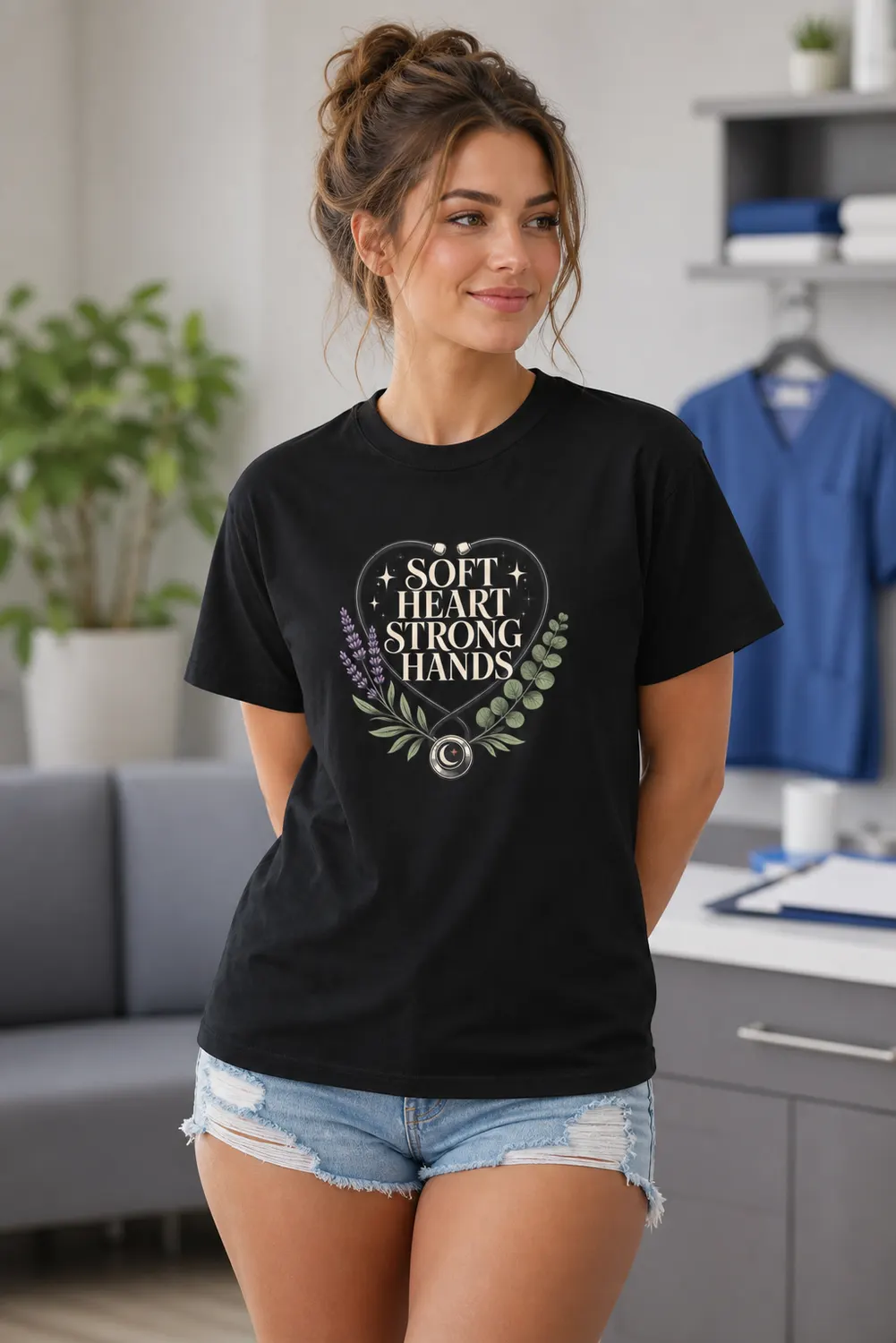 Soft Heart Strong Hands Nurse Shirt