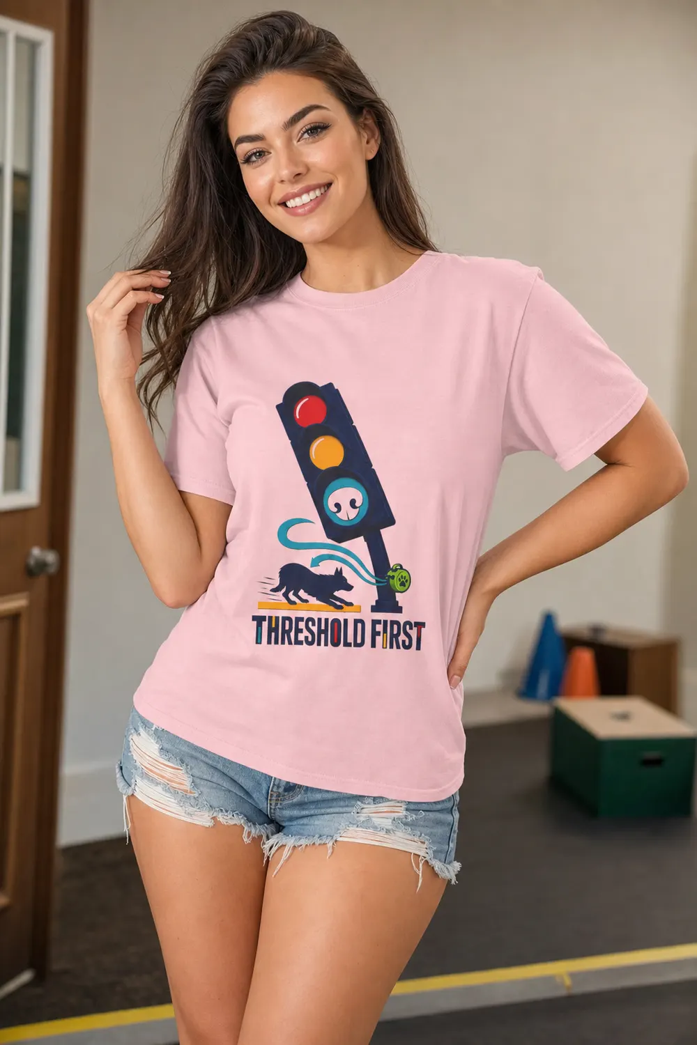 Threshold Hide Traffic Control Scent Work Handler Tee