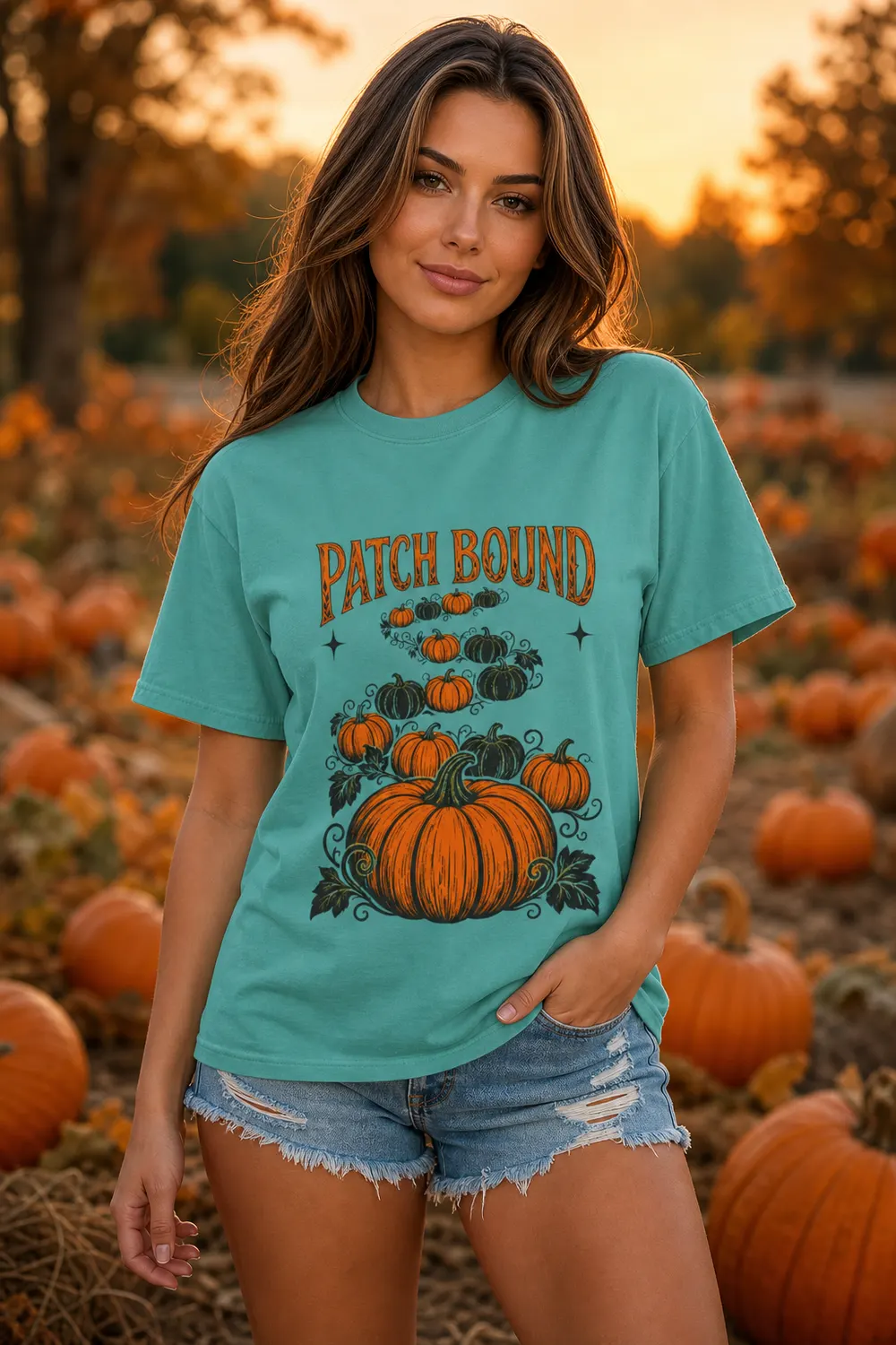 Patch Bound Pumpkin Patch Shirt