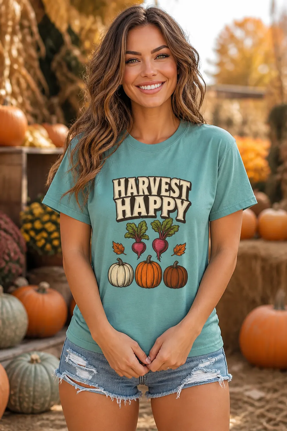 Harvest Happy Pumpkin and Beet Fall Festival T-Shirt