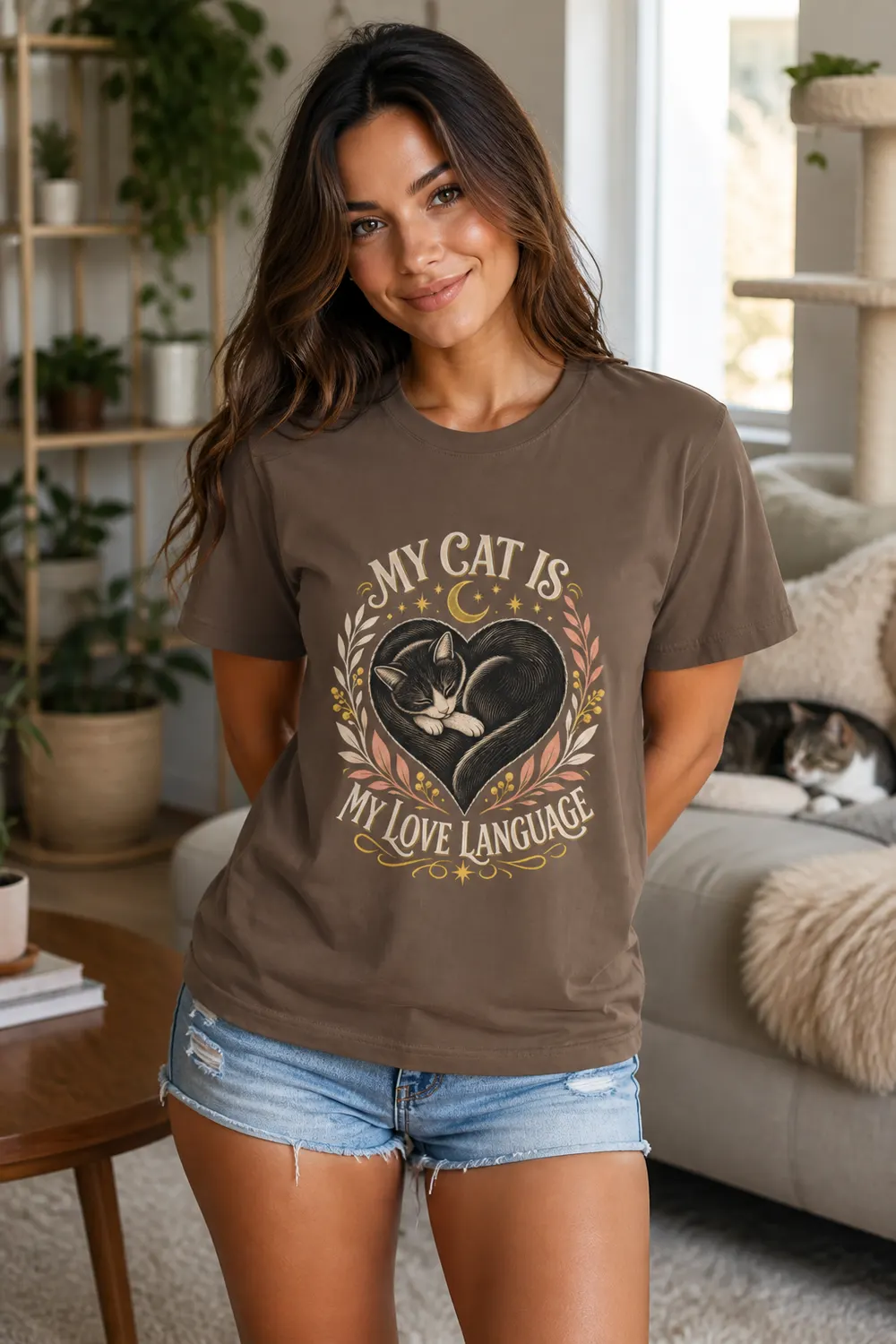 My Cat Is My Love Language Shirt