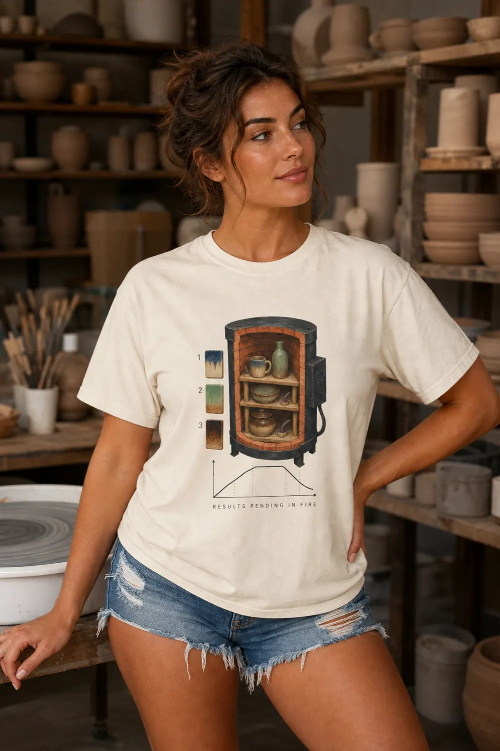 Kiln Opening Field Report Pottery Shirt