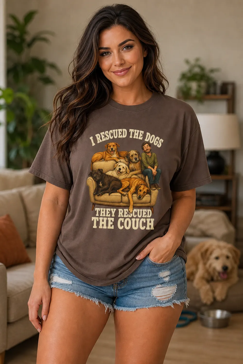 Funny Rescue Dog Shirt