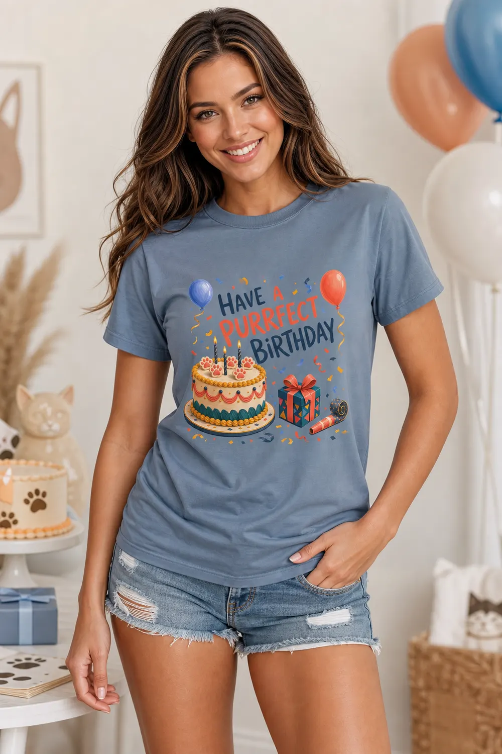 Cat Lover Birthday Shirt