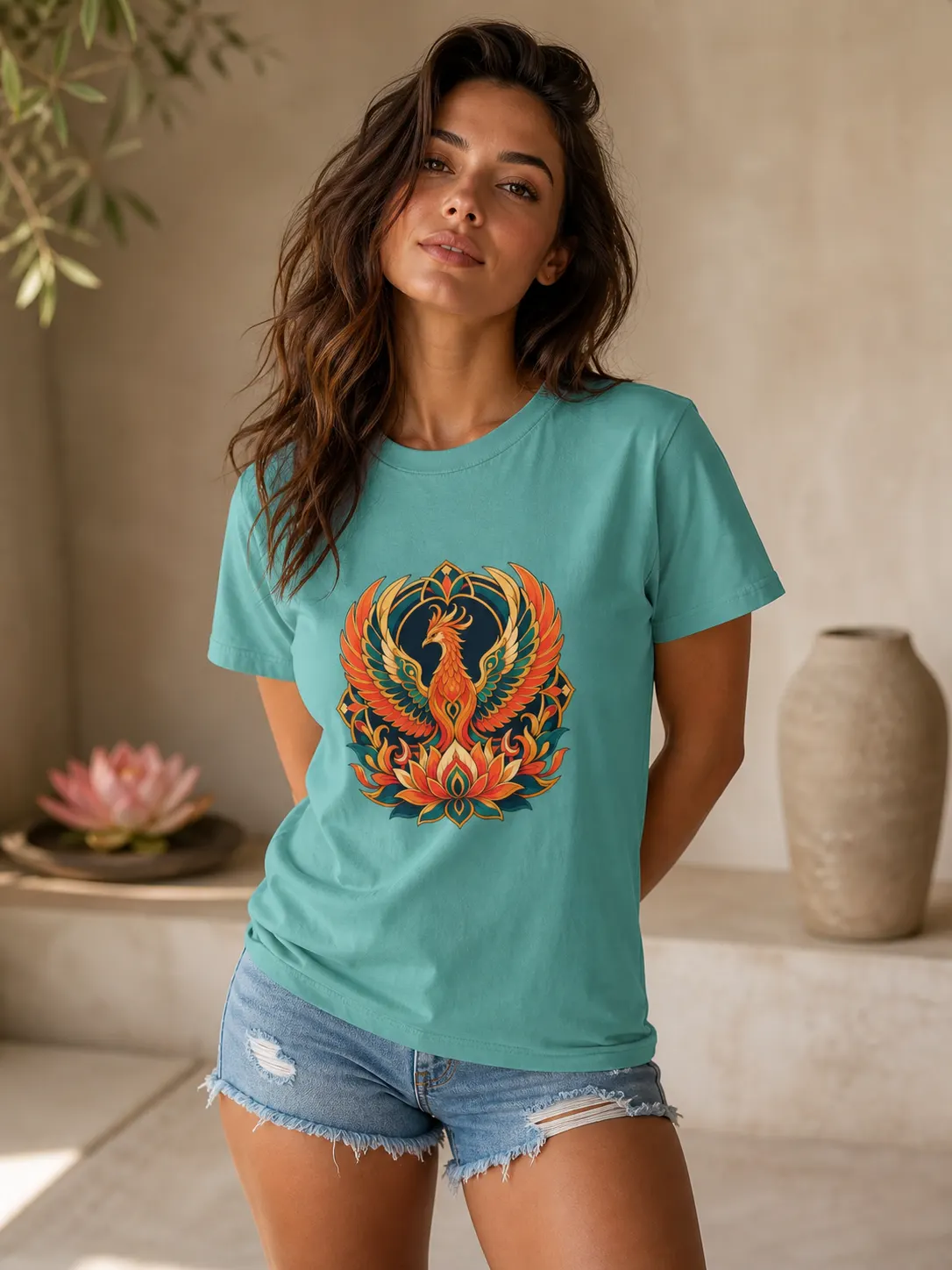 Phoenix Lotus Shirt
